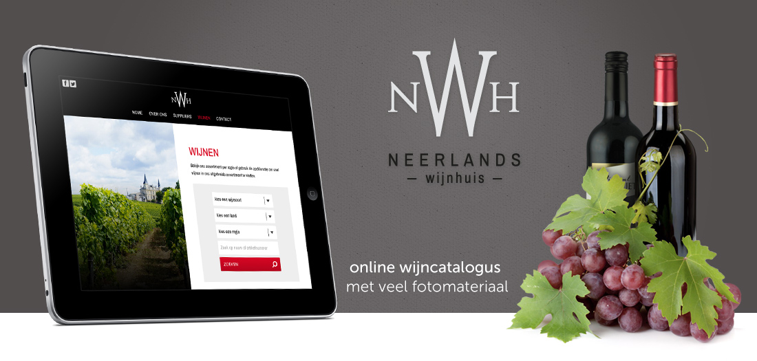 Website Neerlands Wijnhuis