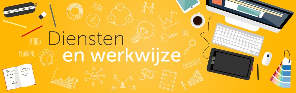 Diensten: website ontwikkeling, hosting en grafisch ontwerp